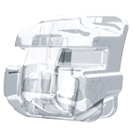 brackets damon clear transparentes